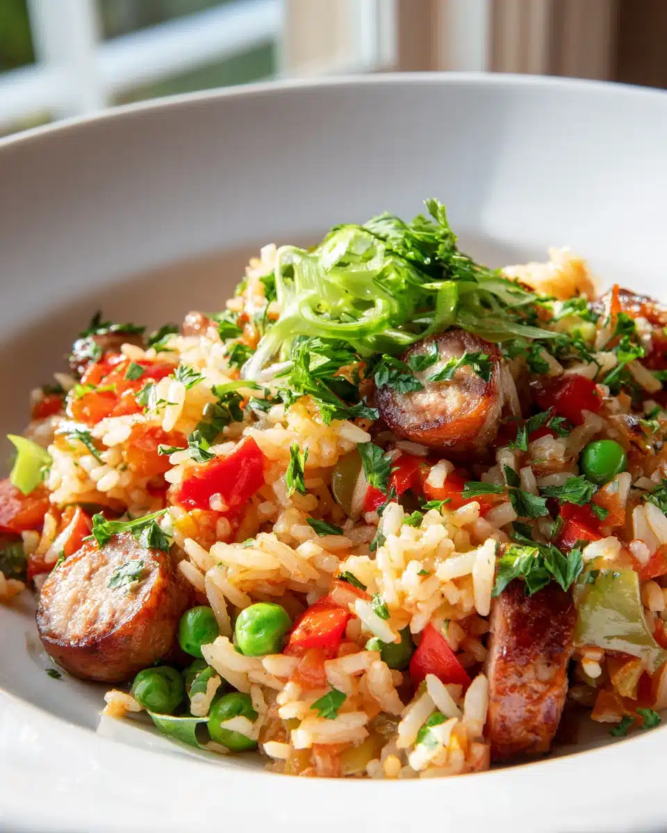 Herzhafte Rindswurst Reis Pfanne: Einfach & Ultimat Lecker!