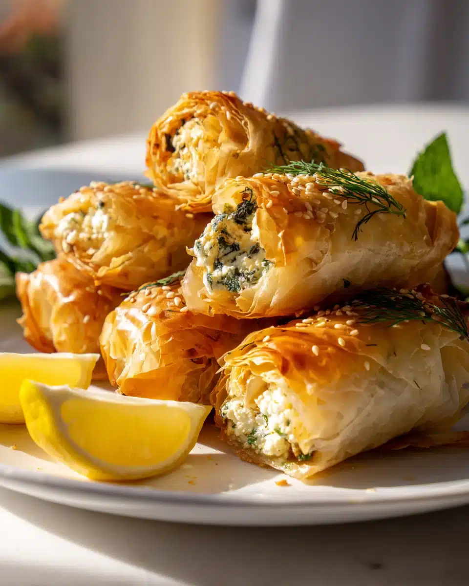 Feta Rolls Ofengebacken: Knusprig, Lecker, Einfach Genießen