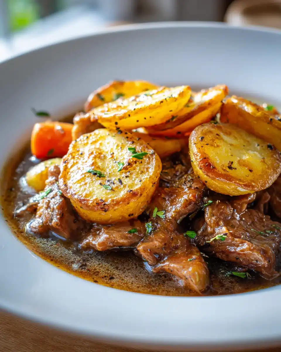 Traditioneller Lancashire Hotpot: Herzhaftes Beef & Gemüse 4 Traditioneller Lancashire Hotpot: Herzhaftes Beef & Gemüse