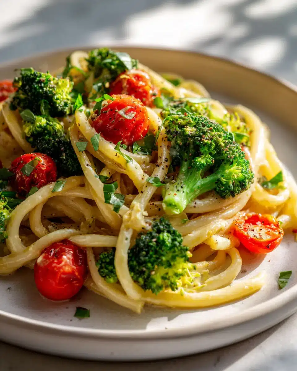Vegane Brokkoli Tomaten Basilikum Pasta: Einfach & Lecker 4 Vegane Brokkoli Tomaten Basilikum Pasta: Einfach & Lecker