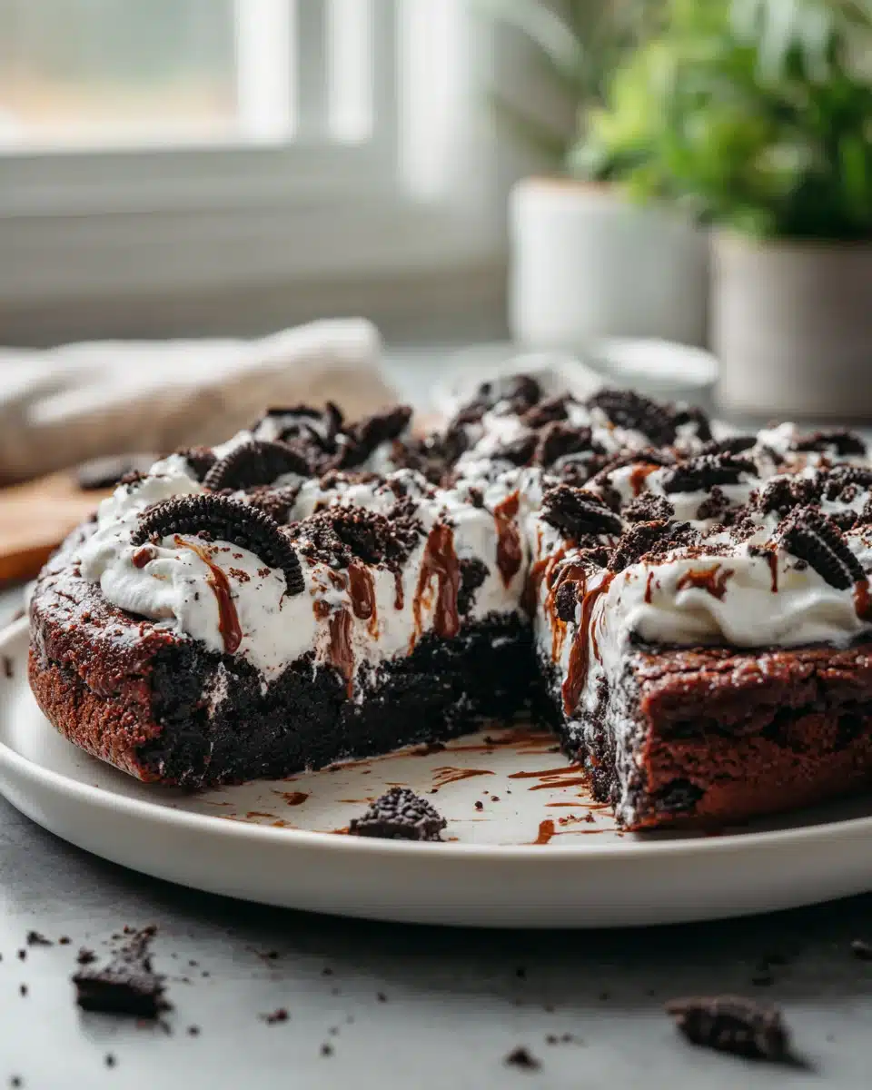 Oreo Fudge Brownie Pizza Rezept: Ein dekadenter Genuss! 4 Oreo Fudge Brownie Pizza Rezept: Ein dekadenter Genuss!